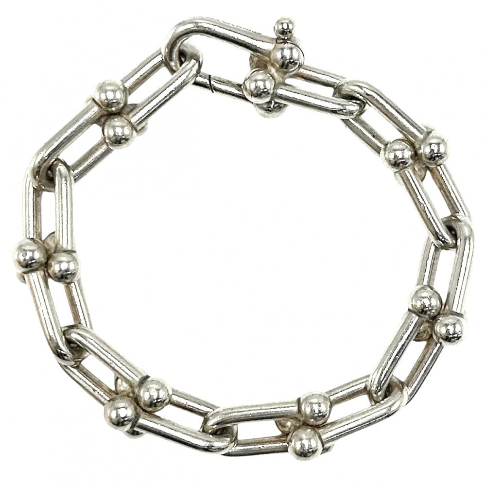 TIFFANY&Co. ティファニー ブレスレット ハードウェア ラージリンクブレスレット アクセサリー ジュエリー メンズ レディース 男女兼用 シルバー925 ユニセックス 約63.6g【中古品】