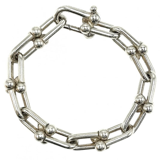 TIFFANY&Co. ティファニー ブレスレット ハードウェア ラージリンクブレスレット アクセサリー ジュエリー メンズ レディース 男女兼用 シルバー925 ユニセックス 約63.6g【中古品】