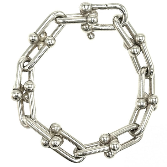 TIFFANY&Co. ティファニー ブレスレット ハードウェア ラージリンクブレスレット アクセサリー ジュエリー メンズ レディース 男女兼用 シルバー925 ユニセックス 約63.6g【中古品】