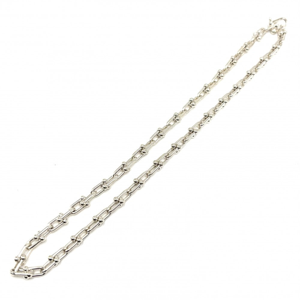 TIFFANY&Co. ティファニー ネックレス ハードウェア スモールリンク ロングネックレス ジュエリー アクセサリー メンズ レディース シルバー925 ユニセックス 約44.3g【中古品】