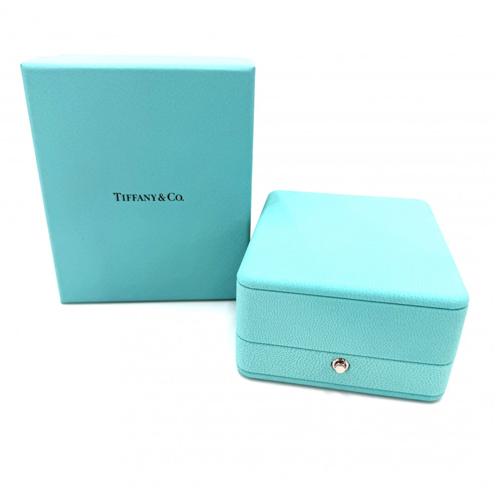 TIFFANY&Co. ティファニー ブレスレット Tスマイル アクセサリー ジュエリー Au750 18金YG 20サイズ K18イエローゴールド ブルー 青 レディース 約0.9g【中古品】