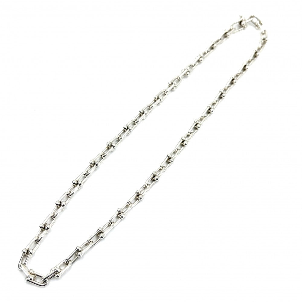 TIFFANY&Co. ティファニー ネックレス ハードウェア スモールリンク ジュエリー アクセサリー シルバー925 レディース 約42.3g【中古品】