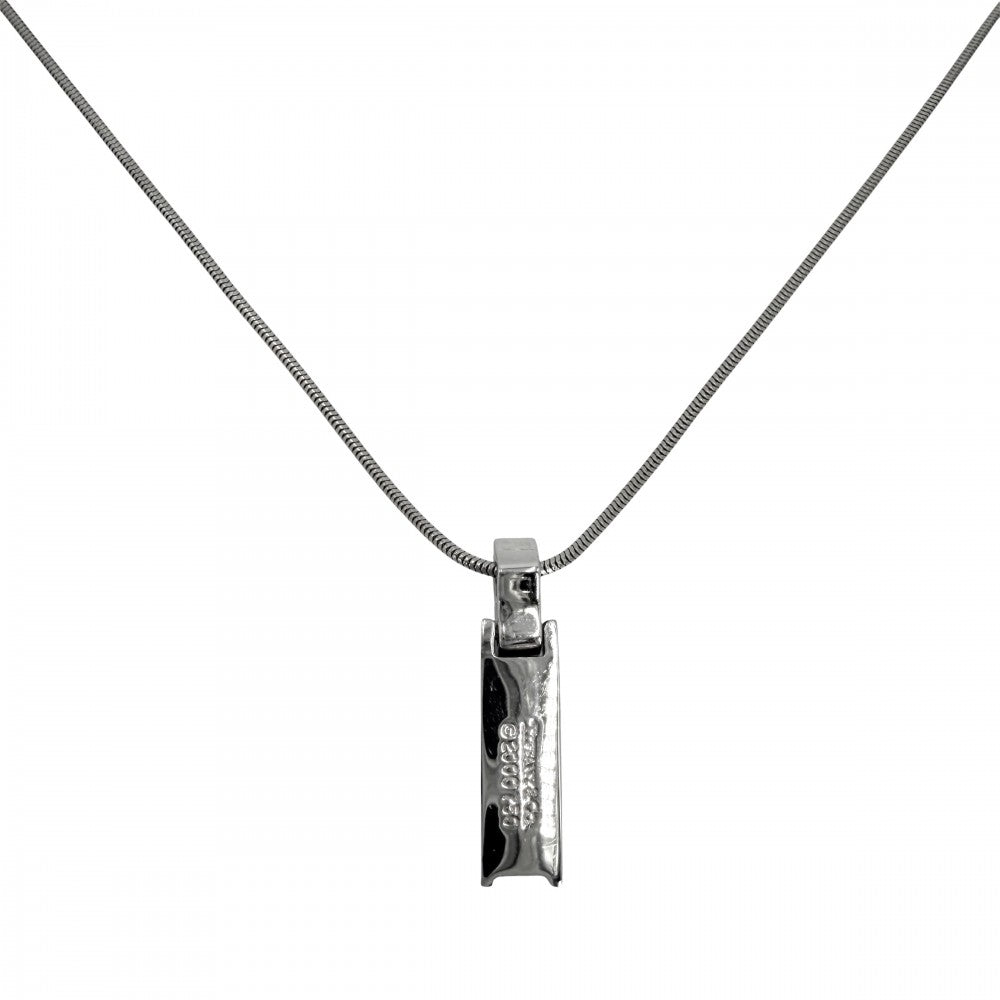 TIFFANY&Co. ティファニー ネックレス アトラスバー ペンダント ジュエリー 18金WG Au750 ジュエリー アクセサリー K18ホワイトゴールド ダイヤモンド レディース 約7.1g【中古品】