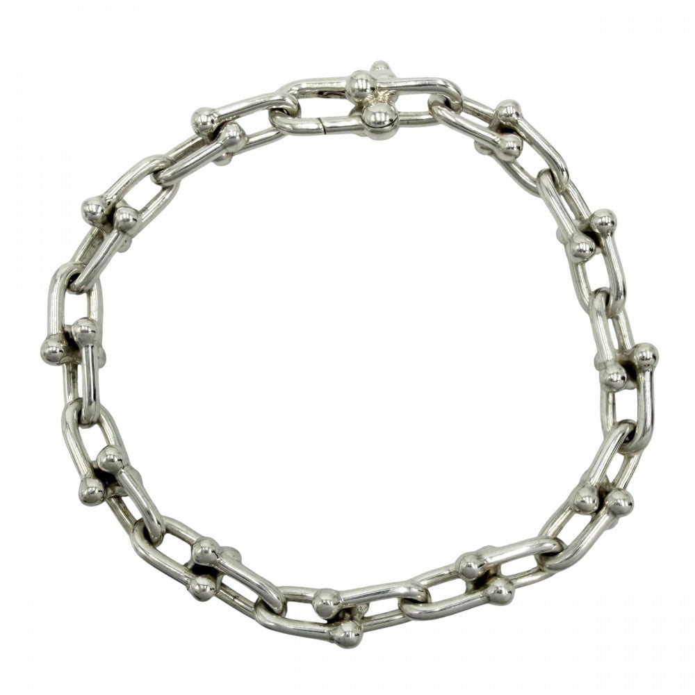 TIFFANY&Co. ティファニー ブレスレット ハードウェア スモールリンク ジュエリー アクセサリー Ag925 メンズ レディース シルバー925 ユニセックス 約16.2g【中古品】