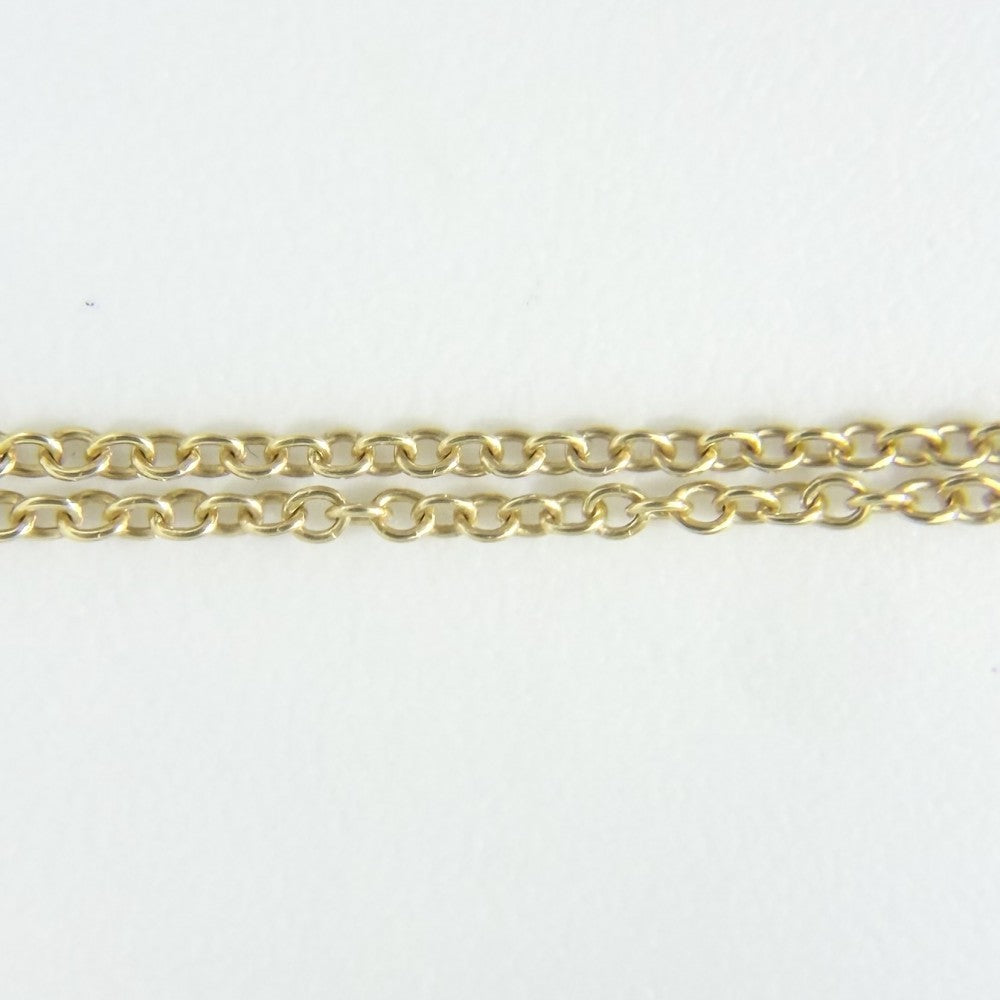 【開店SALE】 TIFFANY&Co. ティファニー ネックレス パロマ・ピカソ オリーブ リーフ ペンダント 真珠 ジュエリー Paloma Picasso アクセサリー K18イエローゴールド パール パール 74627234 レディース 約2.1g【中古品】