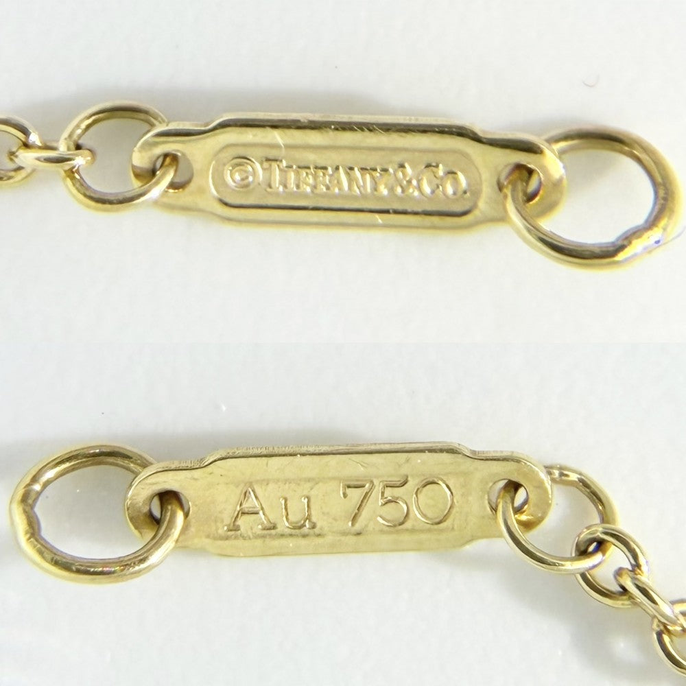 TIFFANY&Co. ティファニー ブレスレット T TWO アクセサリー ジュエリー Au750 18金YG K18イエローゴールド レディース 約2.9g【中古品】