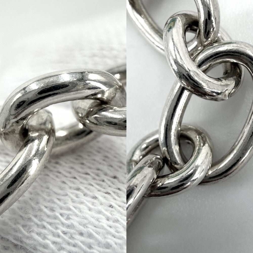 TIFFANY&Co. ティファニー ブレスレット ラウンドチェーンリンク ジュエリー アクセサリー シルバー925 ユニセックス 約19.9g【中古品】