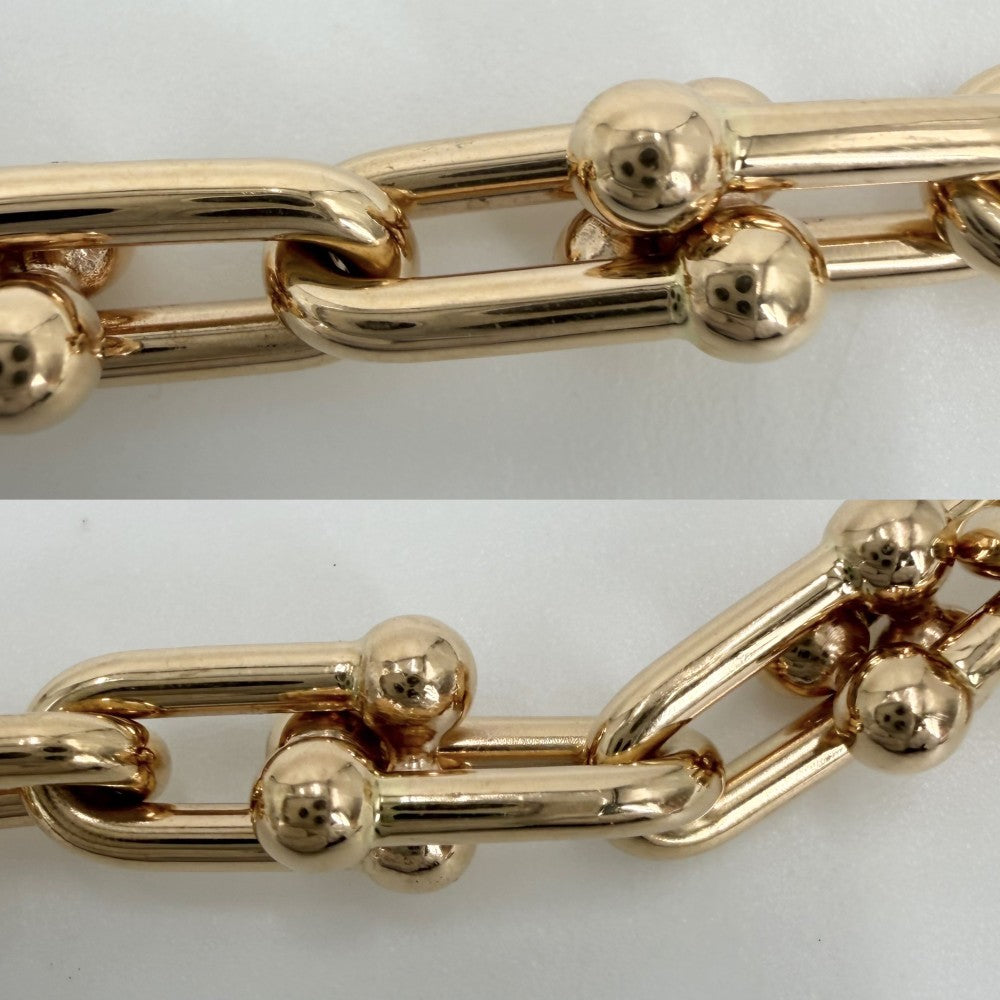 TIFFANY&Co. ティファニー ブレスレット ハードウェア ミディアム アクセサリー ジュエリー 18金PG Au750 K18ピンクゴールド レディース 約25.4g【中古品】