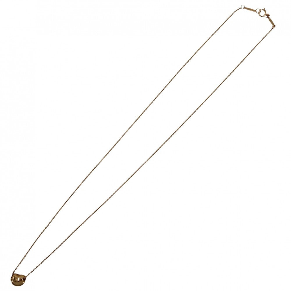 TIFFANY&Co. ティファニー ネックレス エルサペレッティ ビーン 18金PG Au750 ジュエリー アクセサリー K18ピンクゴールド レディース 約2.0g【中古品】