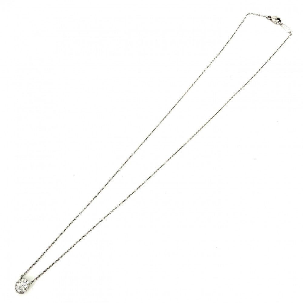TIFFANY&Co. ティファニー ネックレス ソレスト ジュエリー アクセサリー Pt950プラチナ ダイヤモンド レディース 約2.8g【中古品】