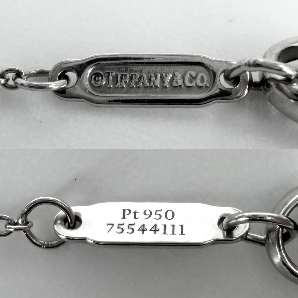 TIFFANY&Co. ティファニー ネックレス ソレスト ジュエリー アクセサリー Pt950プラチナ ダイヤモンド レディース 約2.8g【中古品】