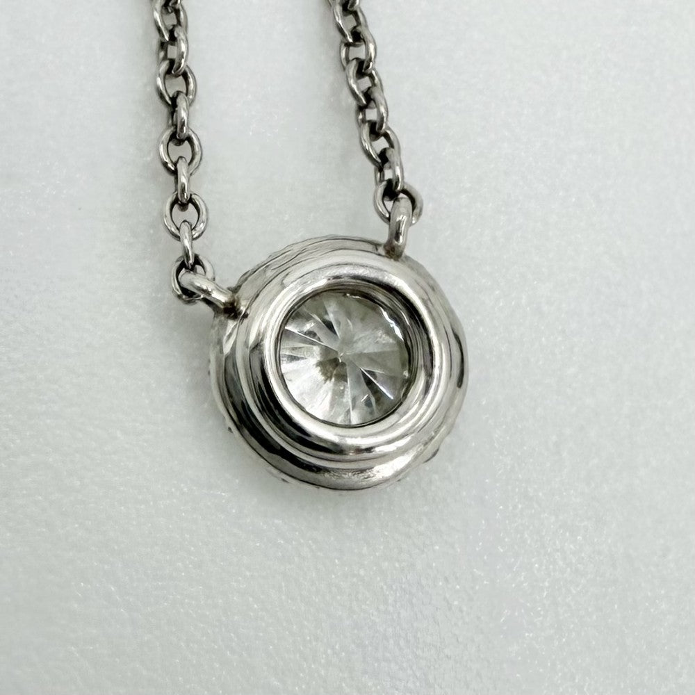 TIFFANY&Co. ティファニー ネックレス ソレスト ジュエリー アクセサリー Pt950プラチナ ダイヤモンド レディース 約2.8g【中古品】