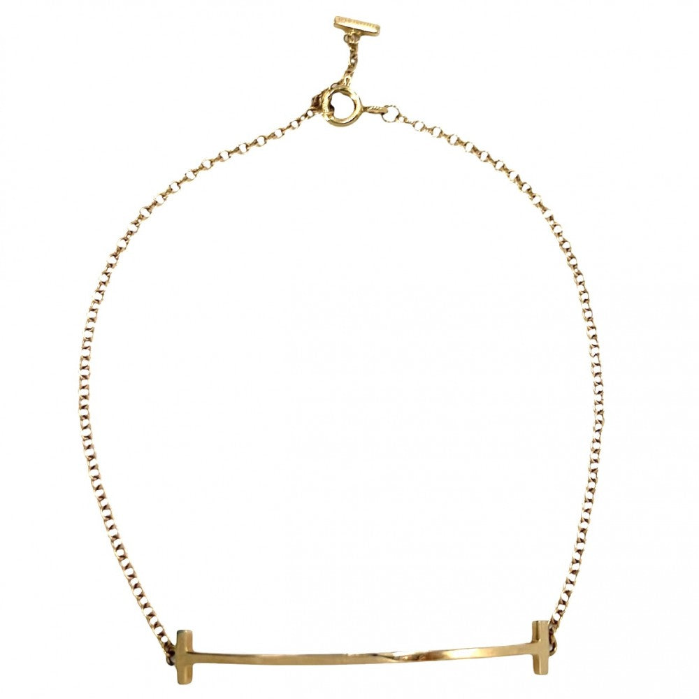 TIFFANY&Co. ティファニー ブレスレット Tスマイル アクセサリー ジュエリー Au750 18金PG K18ピンクゴールド レディース 約2.6g【中古品】