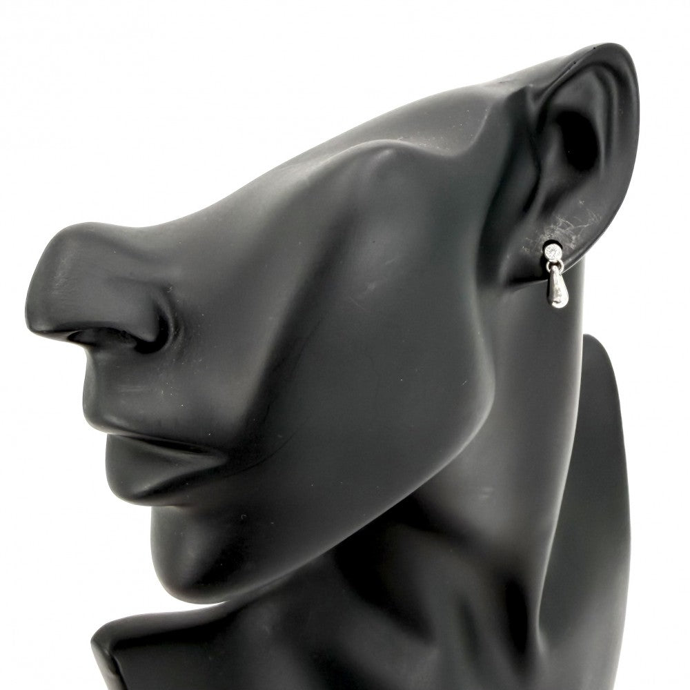 TIFFANY&Co. ティファニー ピアス ピアスセット エルサペレッティ ティアドロップ スウィング ジュエリー アクセサリー Pt950プラチナ ダイヤモンド レディース 約5.1g【中古品】