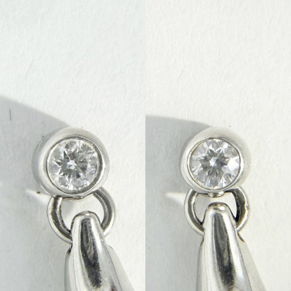 TIFFANY&Co. ティファニー ピアス ピアスセット エルサペレッティ ティアドロップ スウィング ジュエリー アクセサリー Pt950プラチナ ダイヤモンド レディース 約5.1g【中古品】