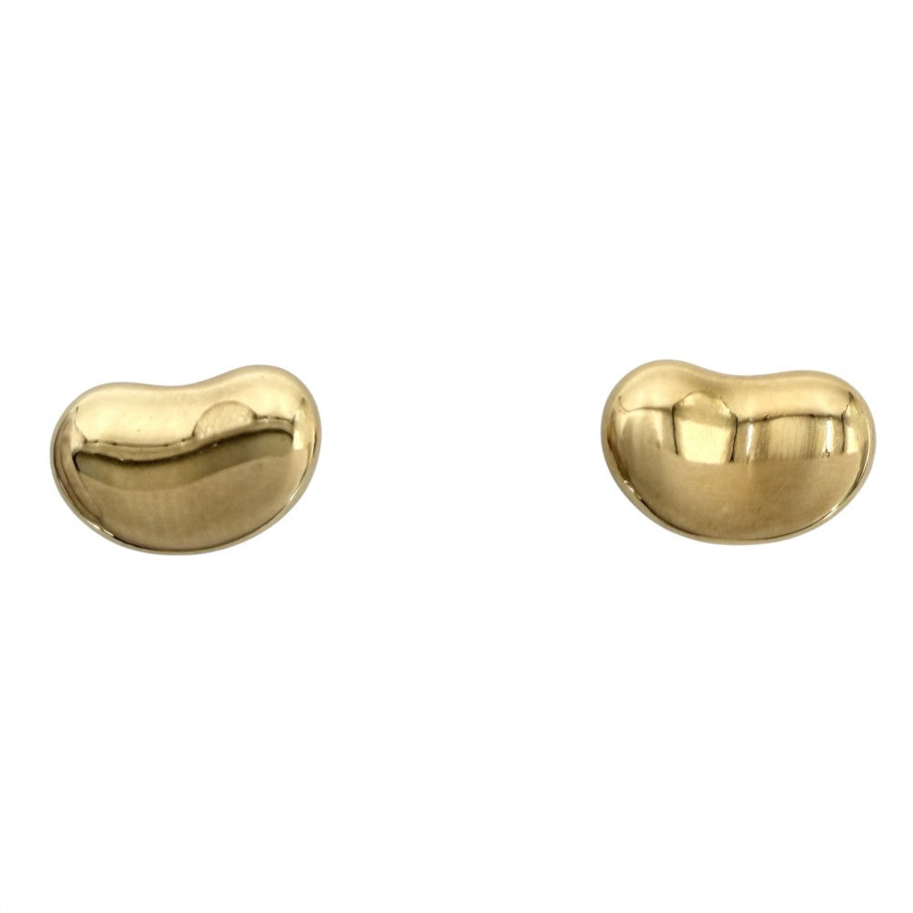 TIFFANY&Co. ティファニー ピアス ビーン デザイン エルサペレッティ ジュエリー アクセサリー 18金YG Au750 K18イエローゴールド 60018110 レディース 約3.6g【中古品】
