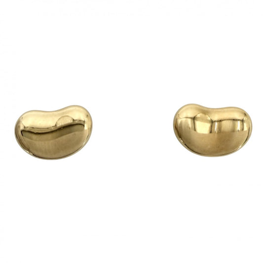 TIFFANY&Co. ティファニー ピアス ビーン デザイン エルサペレッティ ジュエリー アクセサリー 18金YG Au750 K18イエローゴールド 60018110 レディース 約3.6g【中古品】
