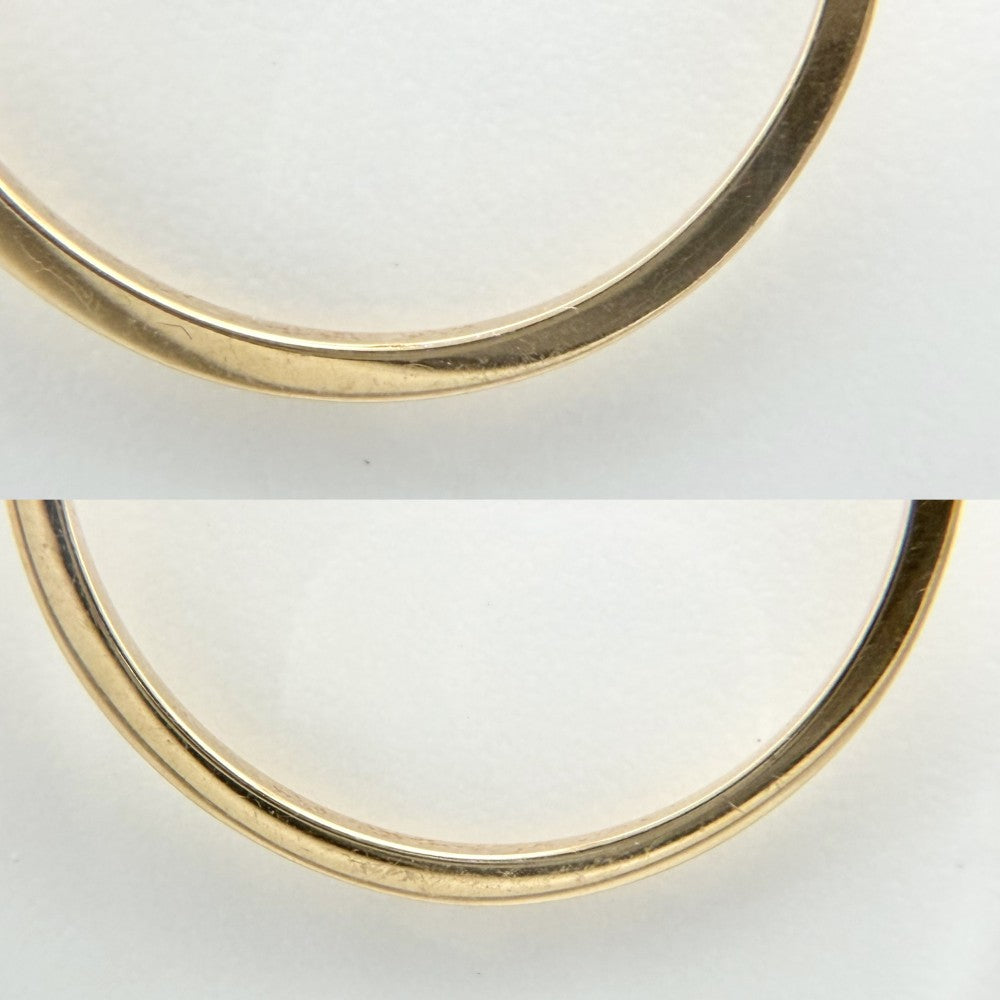 TIFFANY&Co. ティファニー ピアス ティファニーT ワイヤー フープ ピアス ミディアム アクセサリー ジュエリー 18金YG Au750 K18イエローゴールド 60011241 レディース 約4.7g【中古品】