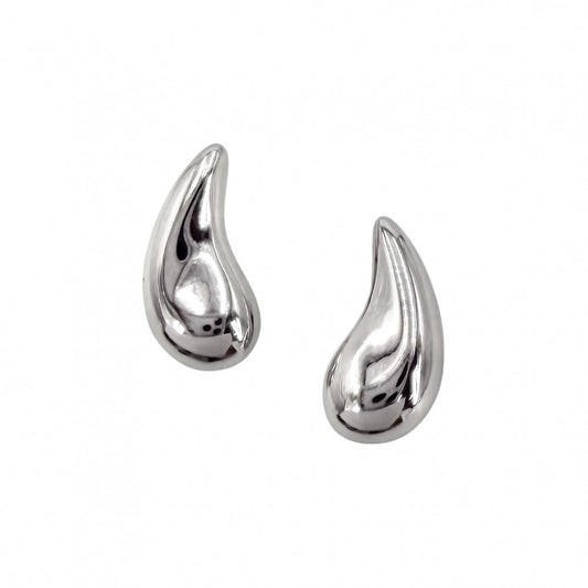 TIFFANY&Co. ティファニー ピアス ティアドロップ エルサペレッティ ジュエリー アクセサリー Pt950プラチナ レディース 約2.5g【中古品】