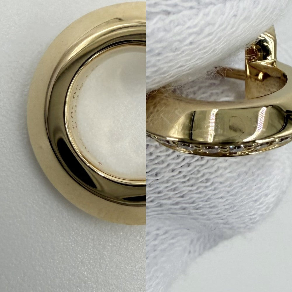 TIFFANY&Co. ティファニー ピアス ティファニーT T ワン フープ ピアス アクセサリー ジュエリー 18金YG Au750 K18イエローゴールド ダイヤモンド合計0.40ct 69783015 レディース 約7.0g【中古品】