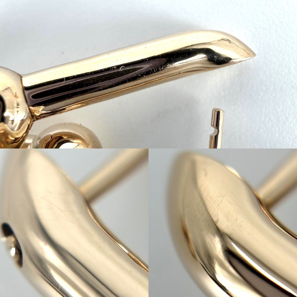 TIFFANY&Co. ティファニー ピアス ハードウェア ラージリンク ジュエリー アクセサリー Au750 18金PG K18ピンクゴールド レディース 約11.3g【中古品】