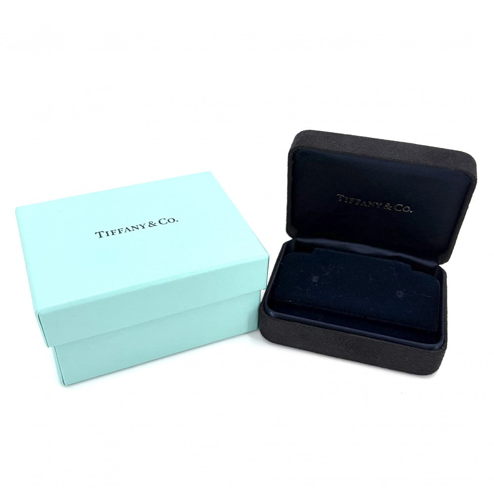 TIFFANY&Co. ティファニー ピアス ソリティア ジュエリー アクセサリー Pt950プラチナ レディース 約1.4g【中古品】