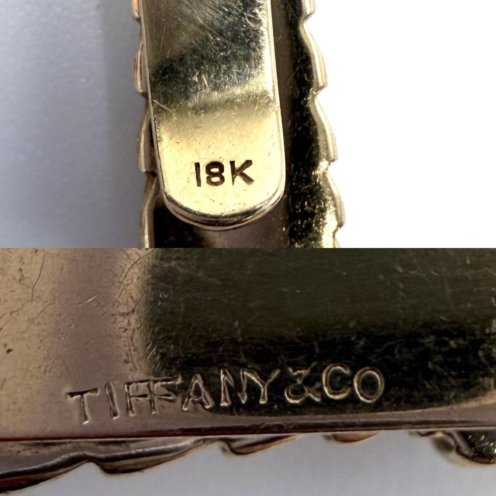 TIFFANY&Co. ティファニー タイピン ジュエリー アクセサリー 18金YG Au750 K18イエローゴールド ルビー メンズ 約11.4g【中古品】