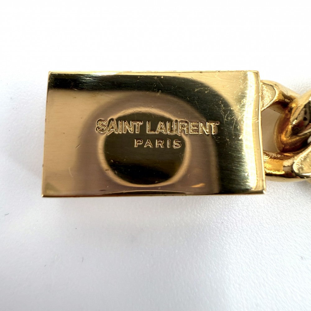 SAINT LAURENT PARIS サンローランパリ ブレスレット チェーン アクセサリー ゴールド ユニセックス 約96.5g【中古品】