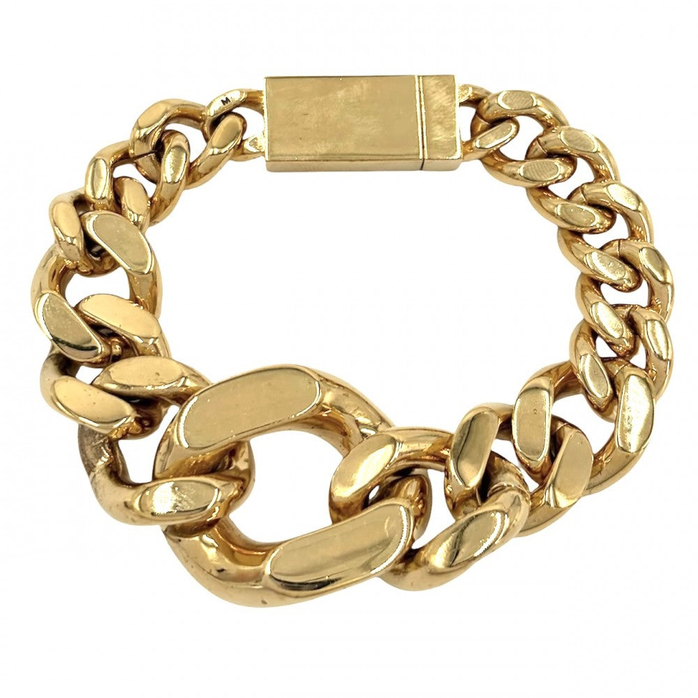 SAINT LAURENT PARIS サンローランパリ ブレスレット チェーン アクセサリー ゴールド ユニセックス 約96.5g【中古品】