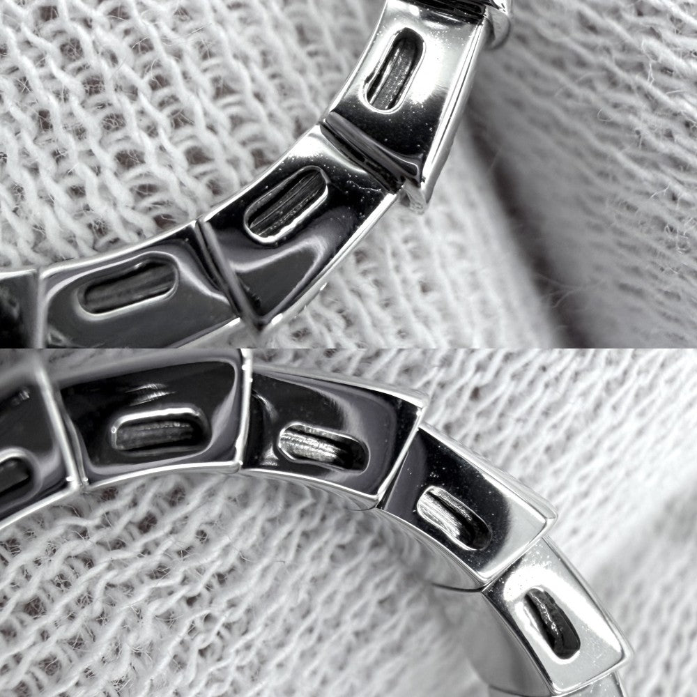 BVLGARI ブルガリ 指輪 セルペンティ ヴァイパー ジュエリー アクセサリー リング フルパヴェ Au750 18金 K18ホワイトゴールド ダイヤモンド0.66ct 354708 シルバー レディース 約6.1g【中古品】