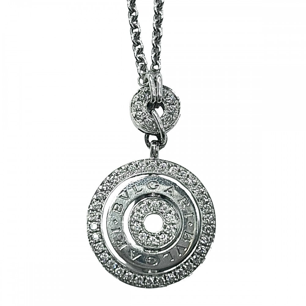 BVLGARI ブルガリ ネックレス アストラーレ チェルキ ペンダント アクセサリー 18金WG 750 ジュエリー K18ホワイトゴールド ダイヤモンド レディース 約18.8g【中古品】