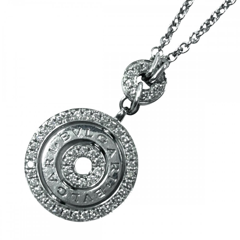 BVLGARI ブルガリ ネックレス アストラーレ チェルキ ペンダント アクセサリー 18金WG 750 ジュエリー K18ホワイトゴールド ダイヤモンド レディース 約18.8g【中古品】