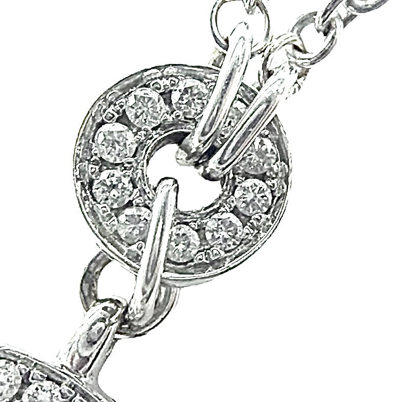 BVLGARI ブルガリ ネックレス アストラーレ チェルキ ペンダント アクセサリー 18金WG 750 ジュエリー K18ホワイトゴールド ダイヤモンド レディース 約18.8g【中古品】