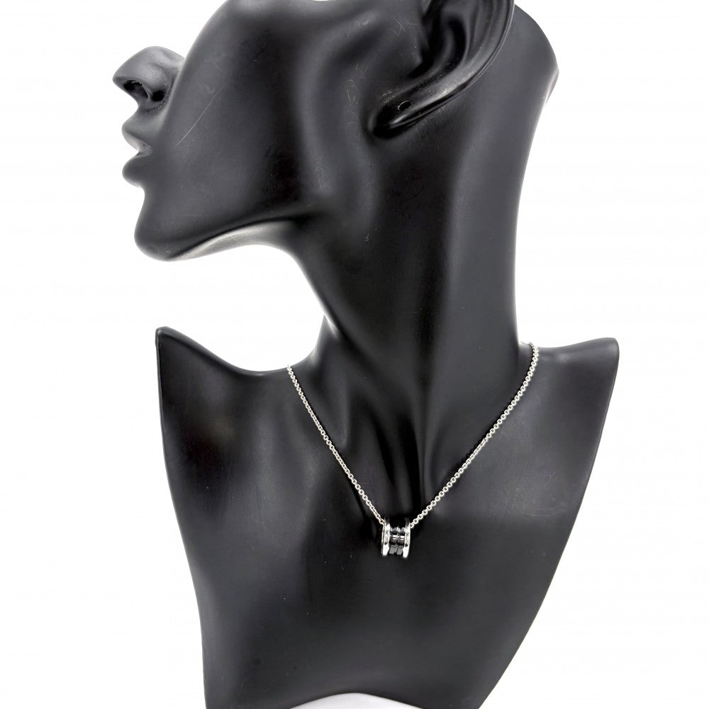 BVLGARI ブルガリ ネックレス セーブザチルドレン ビーゼロワン ペンダント アクセサリー メンズ レディース シルバー925 ユニセックス 約9.6g【中古品】
