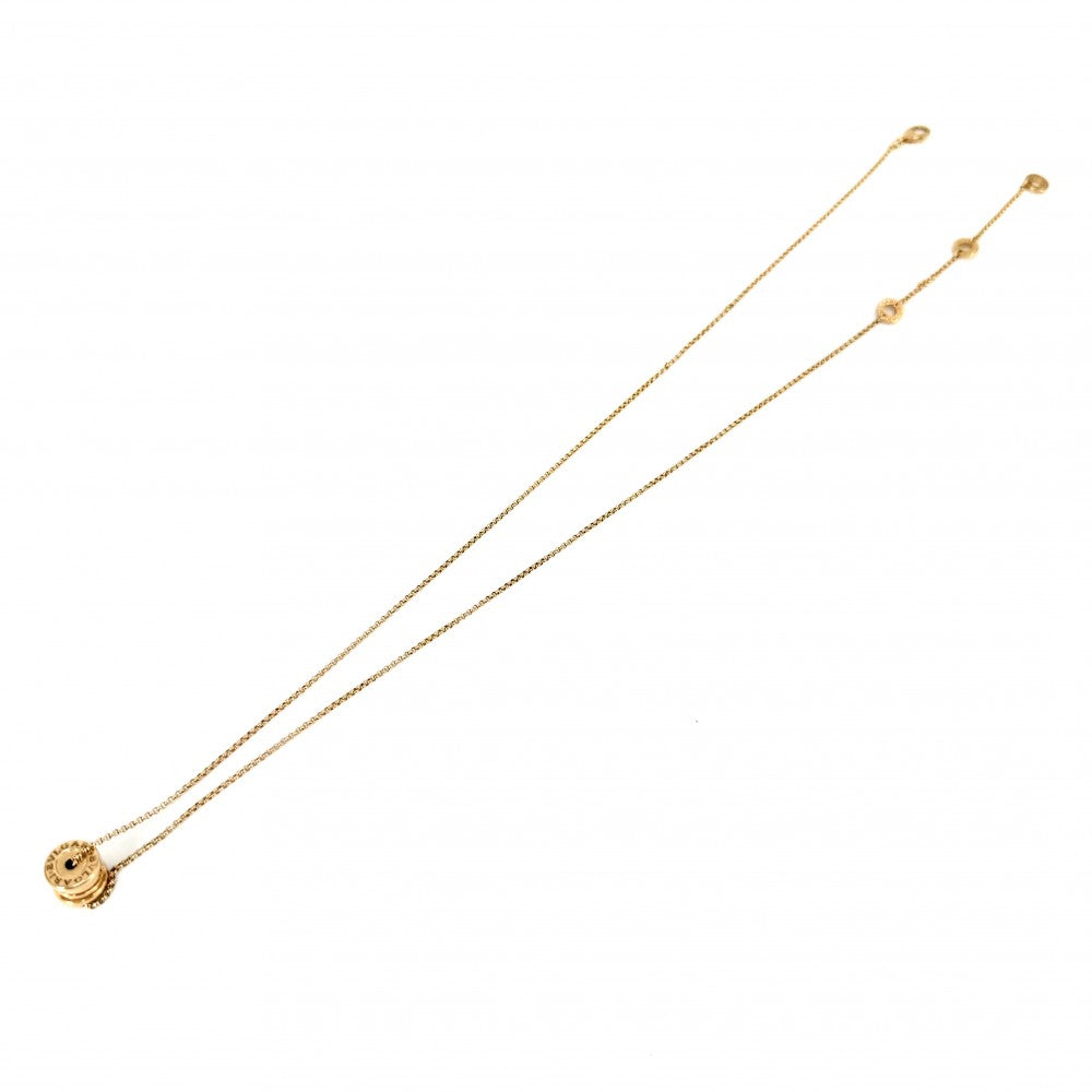 【開店SALE】 BVLGARI ブルガリ ネックレス B-zero1 ビーゼロワン　ミニ ペンダント アクセサリー 18金PG 750 ジュエリー K18ピンクゴールド レディース 約7.6g【中古品】