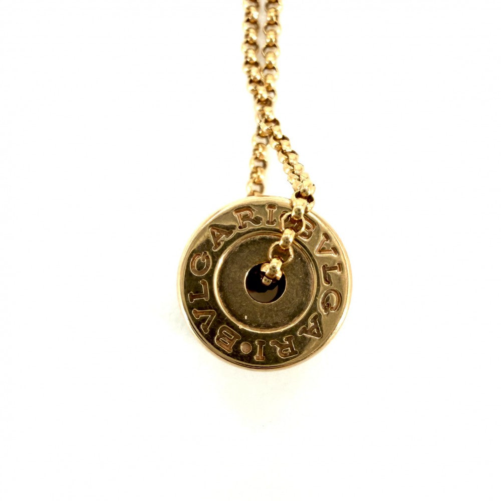 【開店SALE】 BVLGARI ブルガリ ネックレス B-zero1 ビーゼロワン　ミニ ペンダント アクセサリー 18金PG 750 ジュエリー K18ピンクゴールド レディース 約7.6g【中古品】