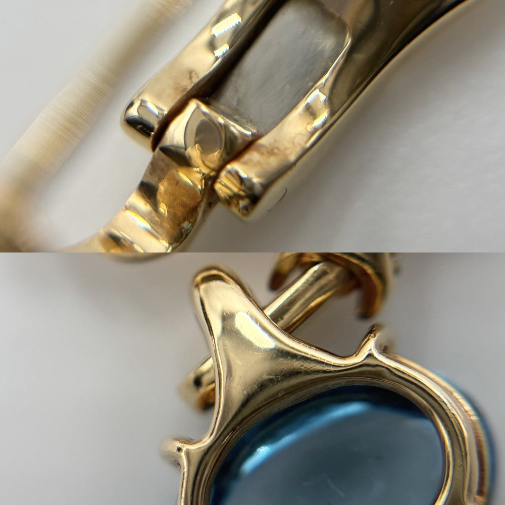 【開店SALE】 BVLGARI ブルガリ ピアス アレグラ 1Pダイヤ スイング 18金YG 750 ジュエリー アクセサリー K18イエローゴールド ダイヤモンド ゴールド金具 レディース 約16.4g【中古品】