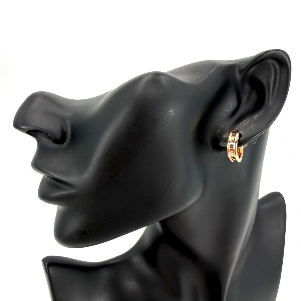 BVLGARI ブルガリ ピアス ビーゼロワン アクセサリー ジュエリー B-zero1 18金PG Au750 K18ピンクゴールド レディース 約8.3g【中古品】