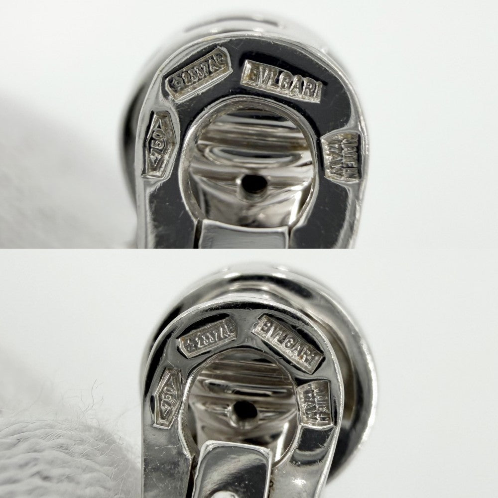 BVLGARI ブルガリ イヤリング ブルガリブルガリ 18金WG Au750 ジュエリー アクセサリー K18ホワイトゴールド ダイヤモンド レディース 約16.4g【中古品】
