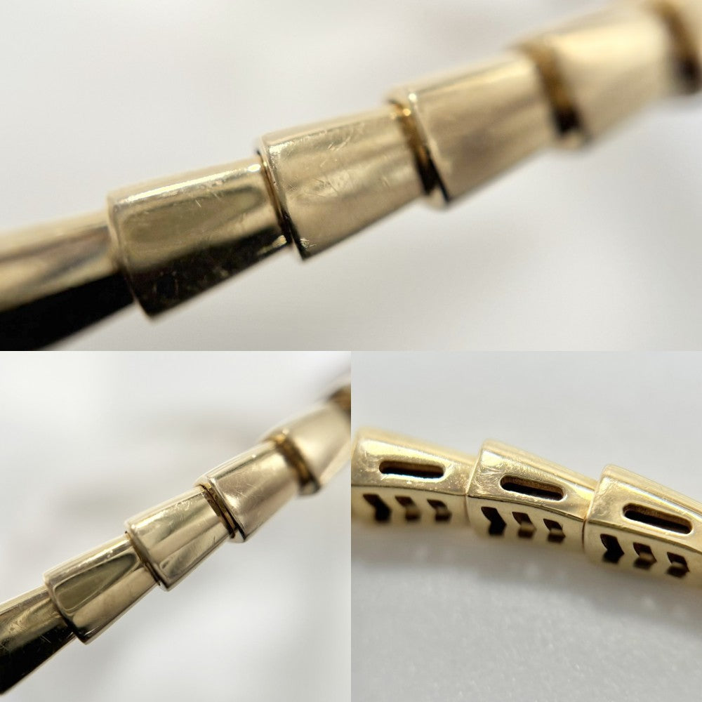 BVLGARI ブルガリ バングル セルペンティ ヴァイパー ブレスレット アクセサリー ジュエリー 18金YG 750 Mサイズ メンズ レディース K18イエローゴールド 359416 ユニセックス 約24.1g【中古品】