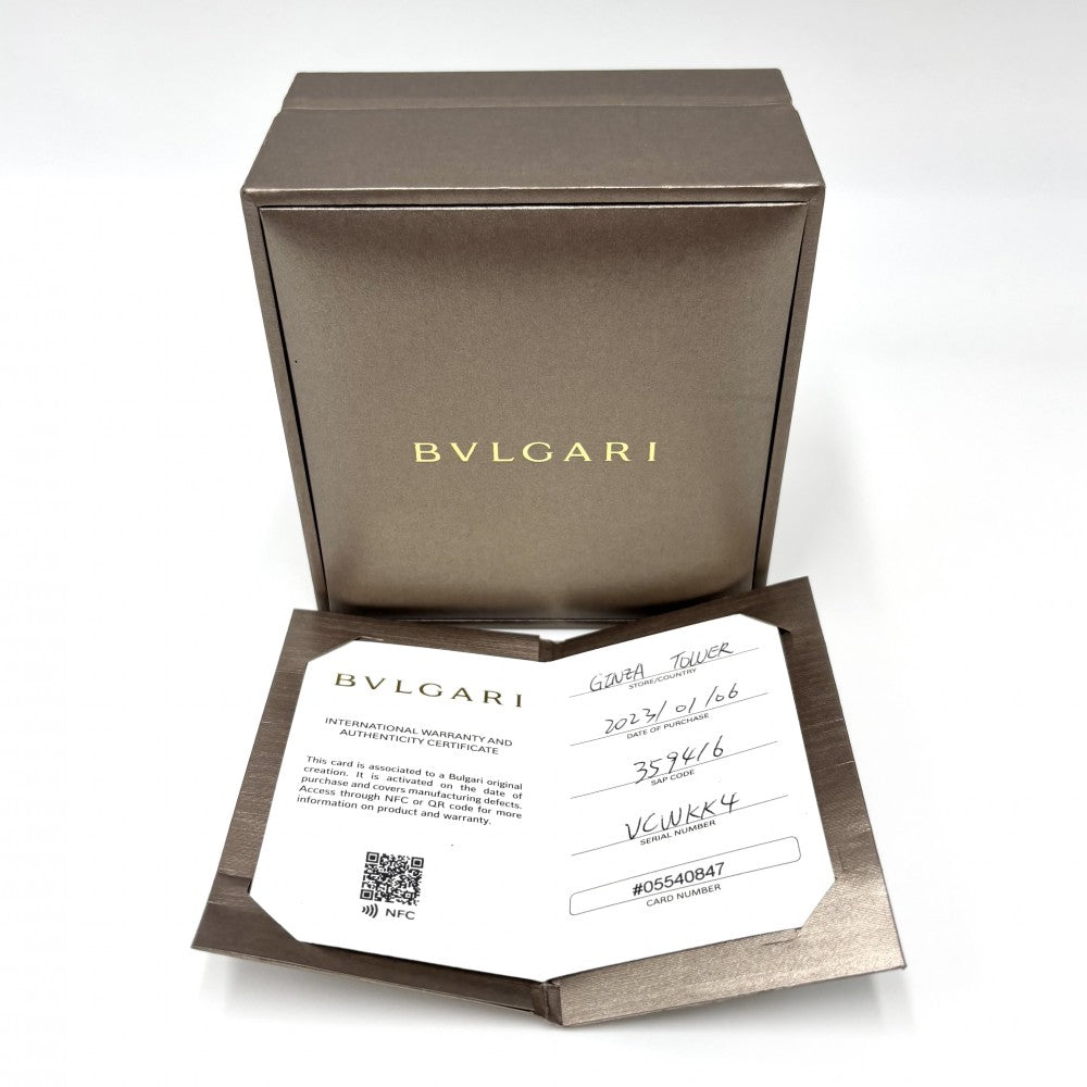 BVLGARI ブルガリ バングル セルペンティ ヴァイパー ブレスレット アクセサリー ジュエリー 18金YG 750 Mサイズ メンズ レディース K18イエローゴールド 359416 ユニセックス 約24.1g【中古品】