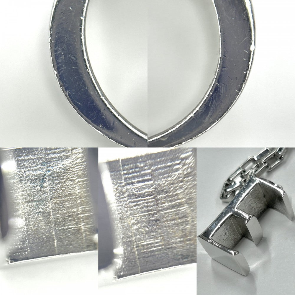 【開店SALE】 LOEWE ロエベ ネックレス ロゴ アクセサリー ペンダント メンズ レディース シルバー925 ユニセックス 約43.9g【中古品】