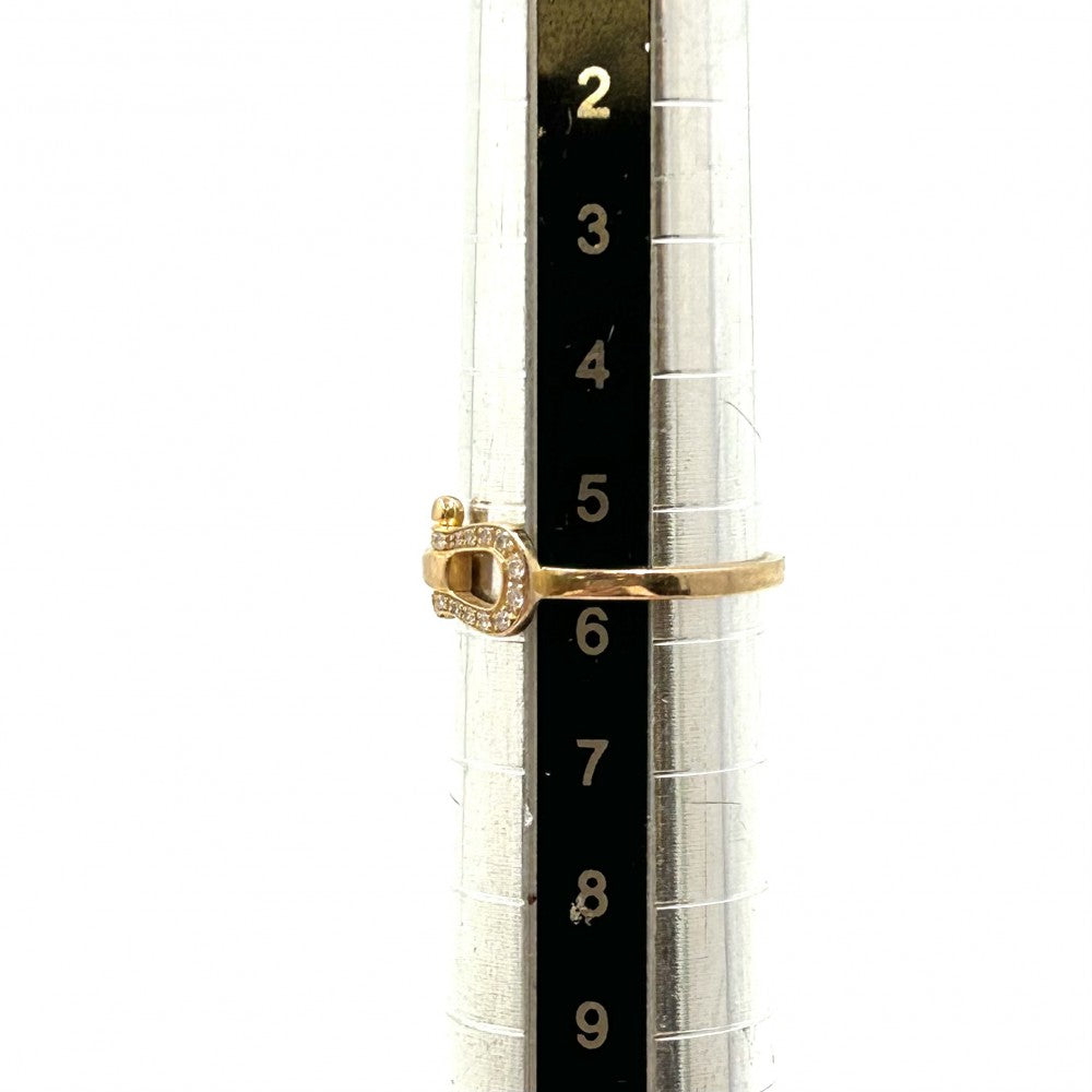 FRED フレッド 指輪 フォース10 ジュエリー アクセサリー 750 18金PG 47サイズ K18ピンクゴールド 約5.5号 レディース 約1.4g【中古品】