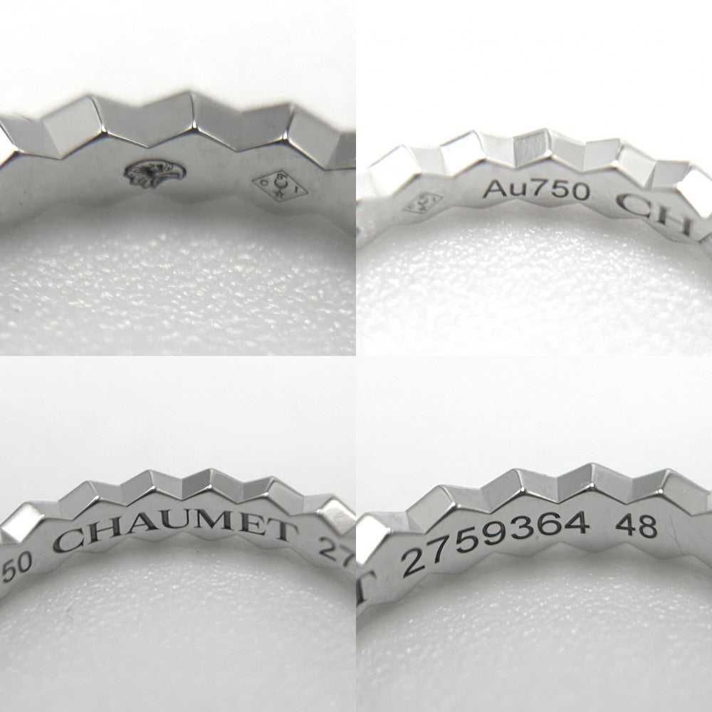 Chaumet ショーメ 指輪 ビー ドゥ ショーメ リング ジュエリー BEE dE CHAUMET 18金WG Au750 アクセサリー
 K18ホワイトゴールド 約7.5号 081930 レディース 約1.9g【中古品】