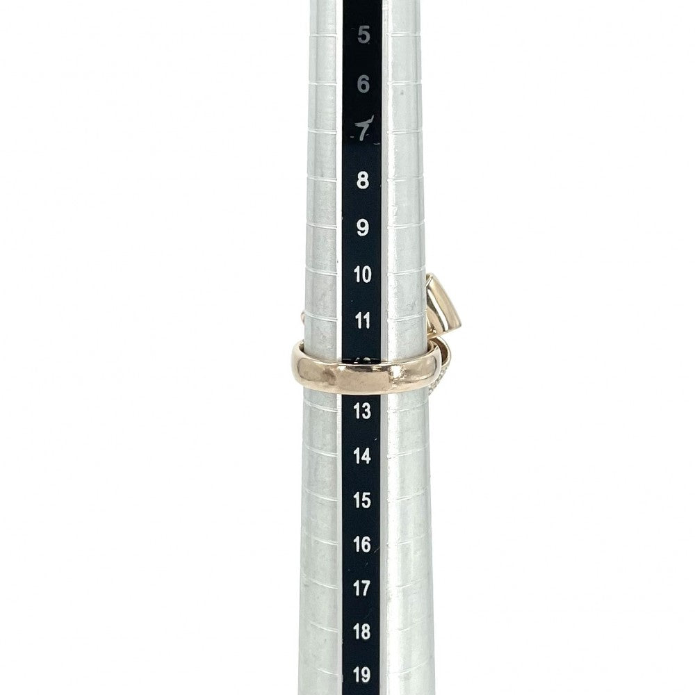 TASAKI タサキ 指輪 ulala パヴェ リボン リング リング 18金PG 750 サクラゴールド ウララ K18ピンクゴールド ダイヤモンド0.65ct 約12号 レディース 約14.5g【中古品】