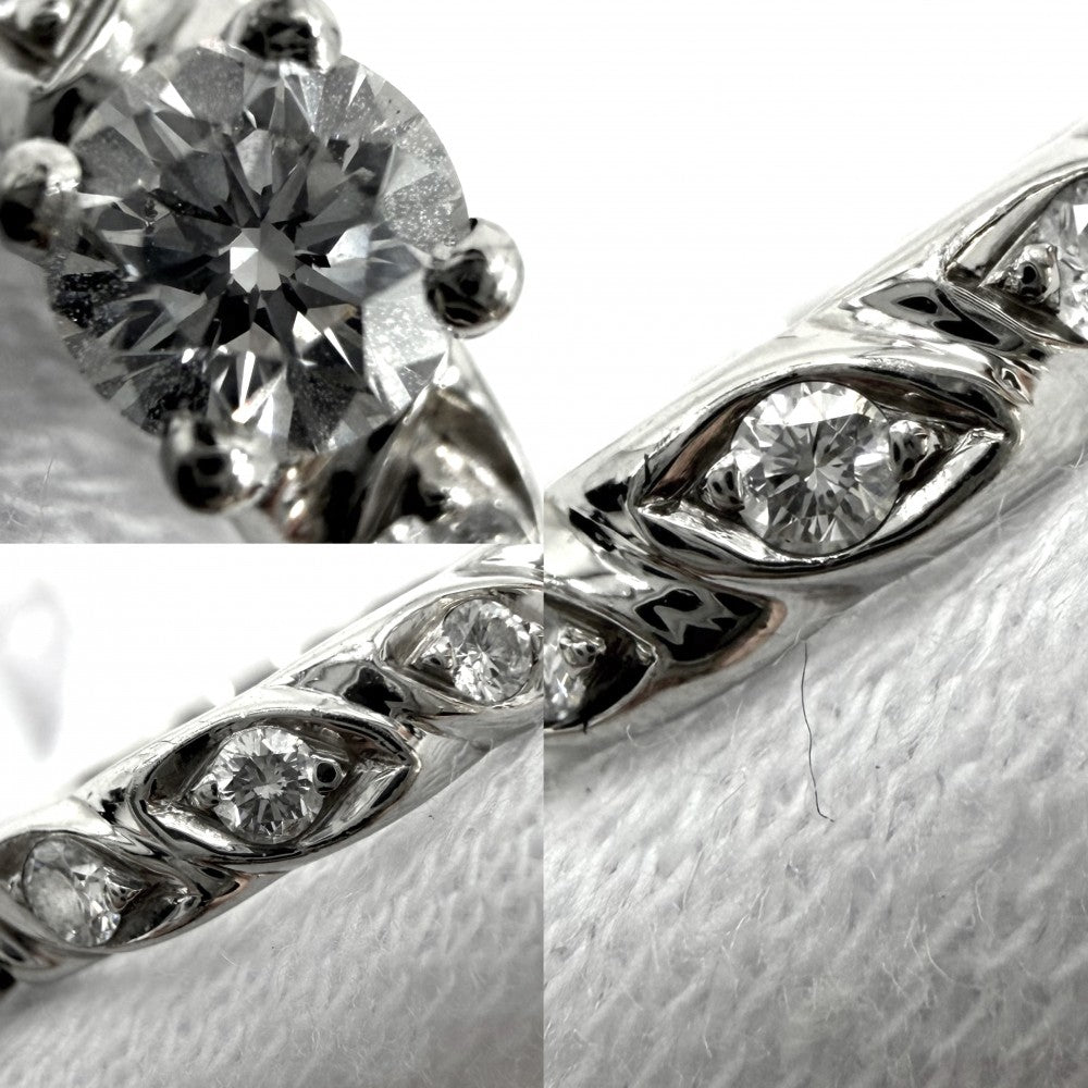 Chaumet ショーメ 指輪 トルサード リング ジュエリー アクセサリー Pt950プラチナ ダイヤモンド 約9.5号 レディース 約4.9g【中古品】