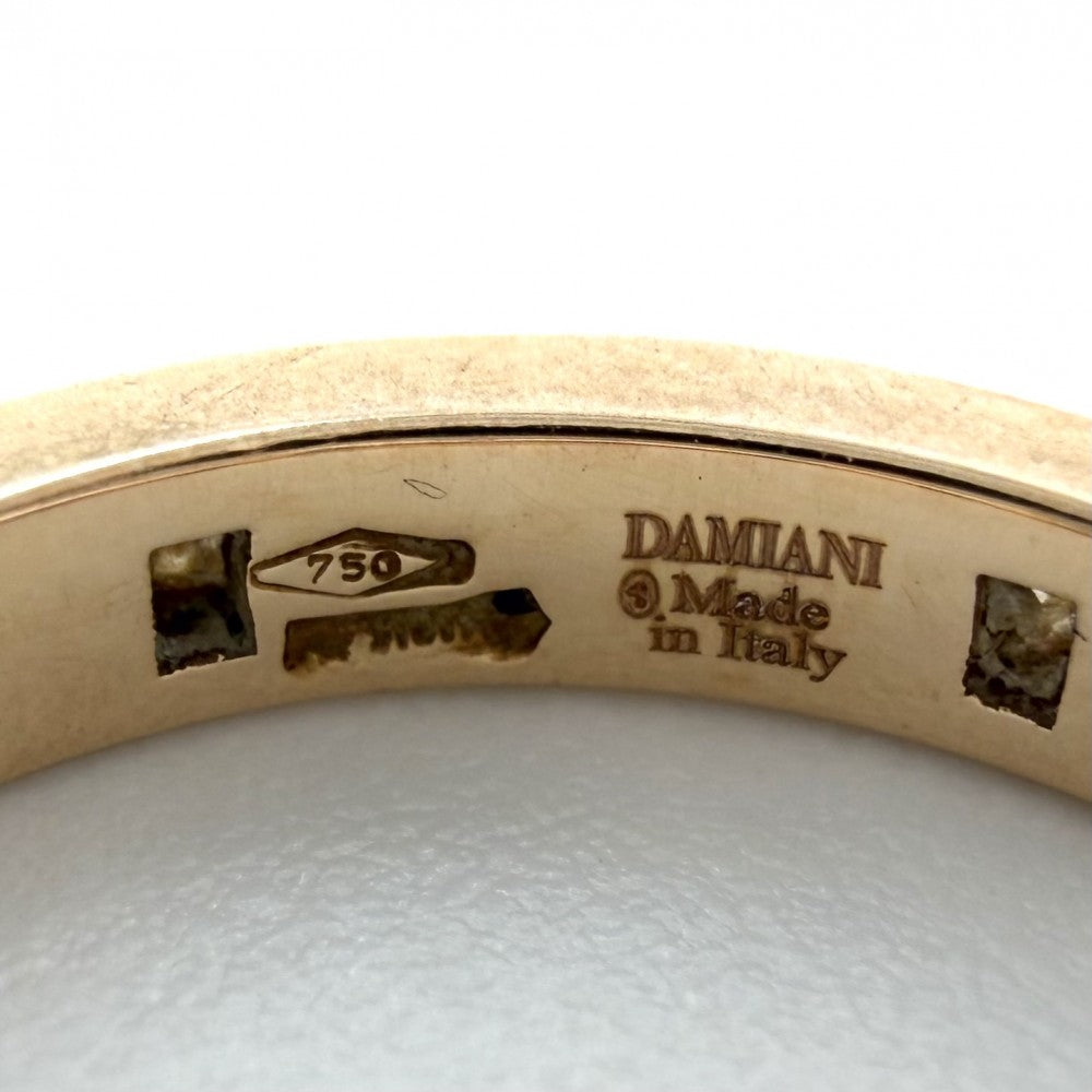 Damiani ダミアーニ 指輪 ベルエポックダイヤリング ジュエリー アクセサリー 18金PG 750 K18ピンクゴールド ダイヤモンド 約6.5号 ゴールド レディース 約2.2g【中古品】