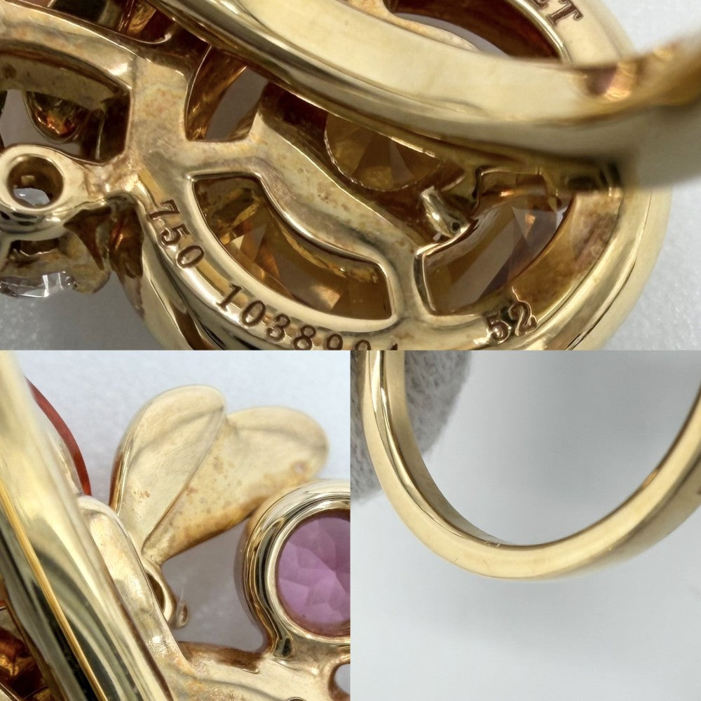 Chaumet ショーメ 指輪 アトラップモワ リアンダイヤリング 18金YG Au750 ジュエリー アクセサリー
 K18イエローゴールド ダイヤモンド 約11.5号 レディース 約5.6g【中古品】