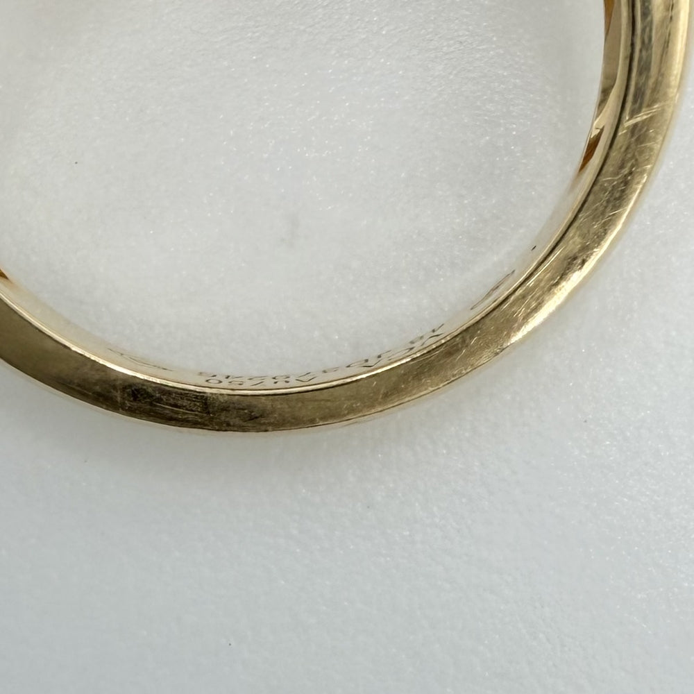 Van Cleef & Arpels ヴァンクリーフ＆アーペル 指輪 ヴィンテージアルハンブラ ジュエリー アクセサリー 46 K18イエローゴールド マザーオブパール 約8号 VCARA41148 レディース 約6.7g【中古品】
