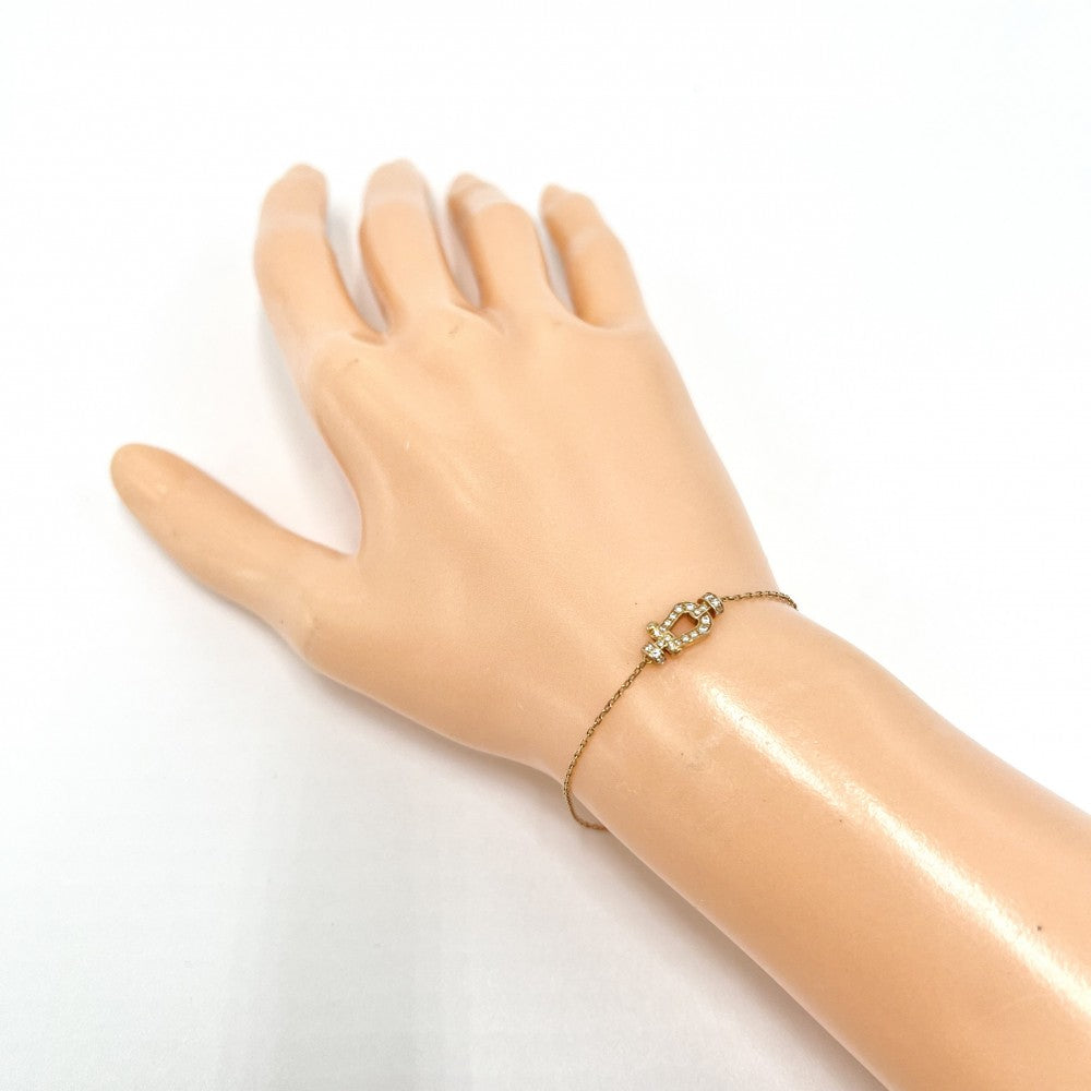 【開店SALE】 FRED フレッド ブレスレット フォース10 ジュエリー アクセサリー スモール フルダイヤモンド Au750 PG K18ピンクゴールド ダイヤモンド 6B0224 レディース 約1.9g【中古品】